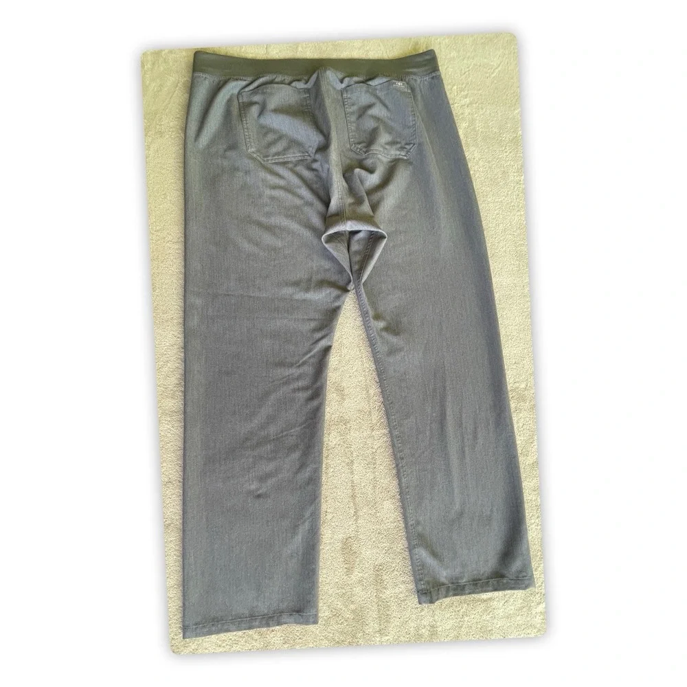 FIGS Livingston Scrub Men's Pants Gray XXL Tall Technical Collection Stretch